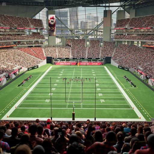 Mercedes-Benz Stadium - Section 225 Lft Seat View