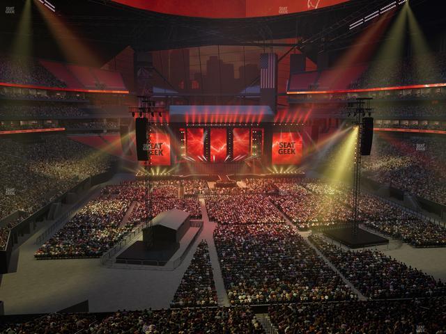 Mercedes-Benz Stadium - Section 225 Seat View