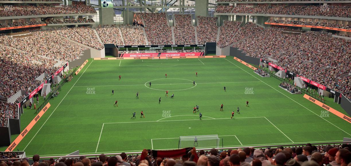 Mercedes-Benz Stadium - Section 225 Seat View