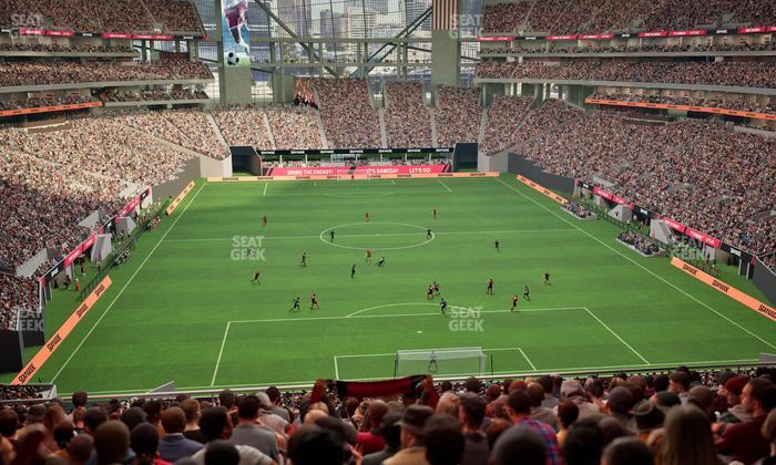 Mercedes-Benz Stadium - Section 225 Seat View