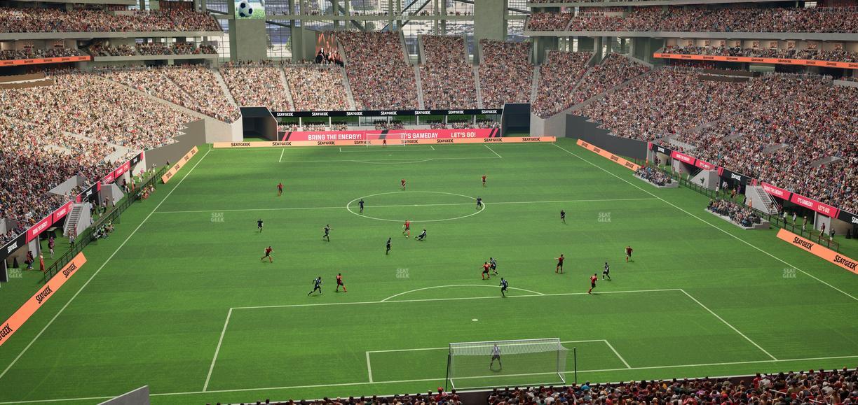 Mercedes-Benz Stadium - Section 225 Seat View