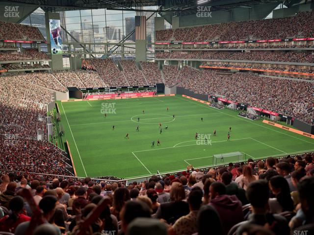 Mercedes-Benz Stadium - Section 227 Seat View