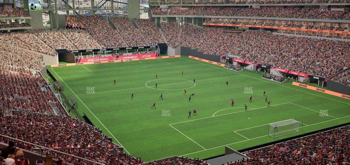 Mercedes-Benz Stadium - Section 228 Seat View