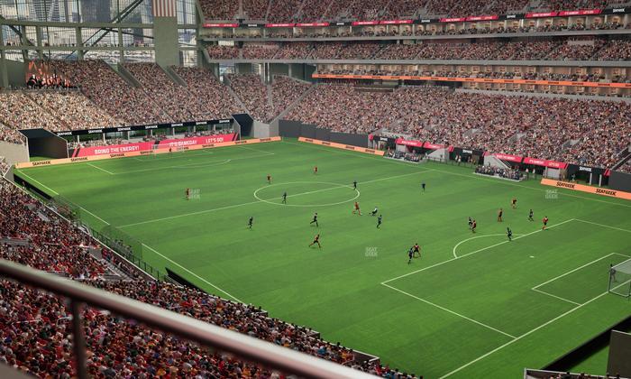 Mercedes-Benz Stadium - Section 230 Seat View