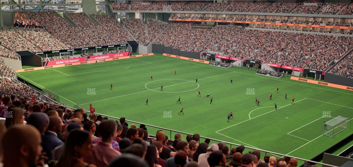 Mercedes-Benz Stadium - Section 230 Seat View