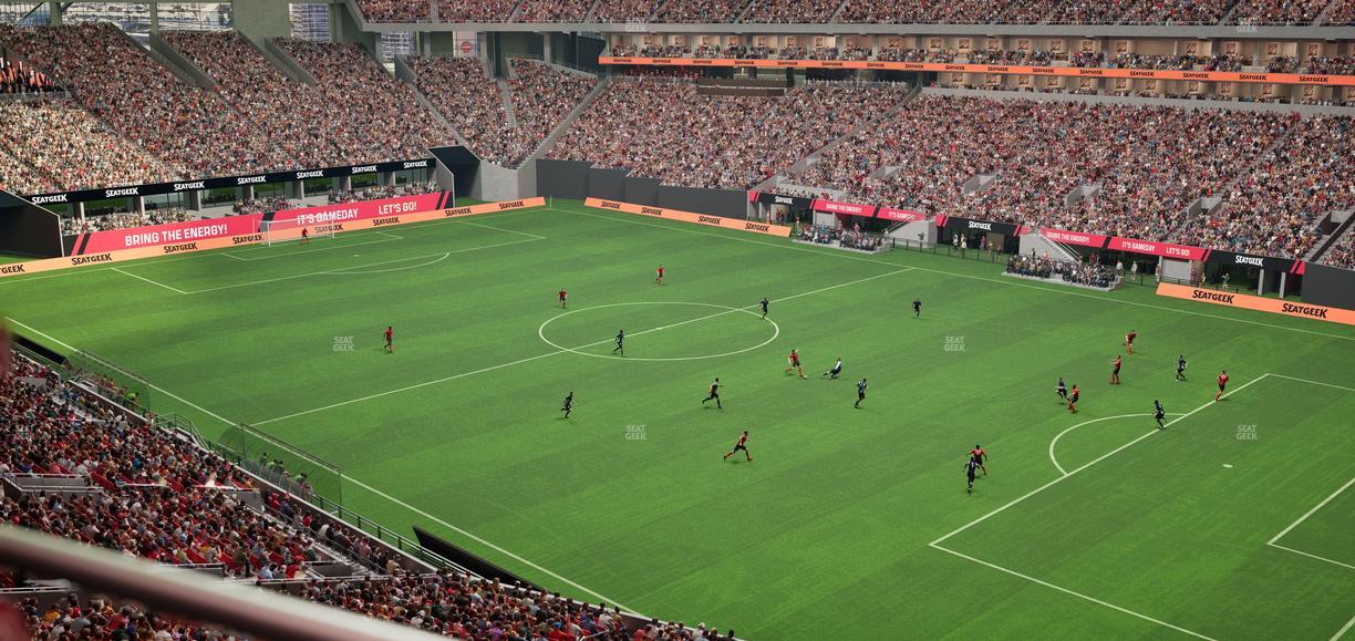 Mercedes-Benz Stadium - Section 231 Seat View