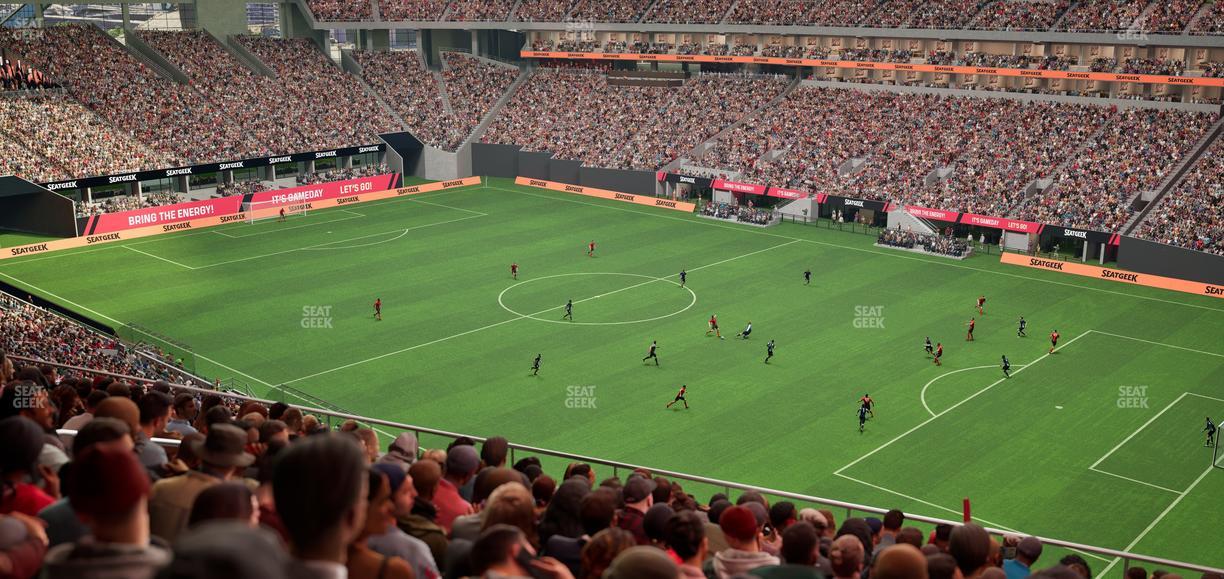 Mercedes-Benz Stadium - Section 231 Seat View