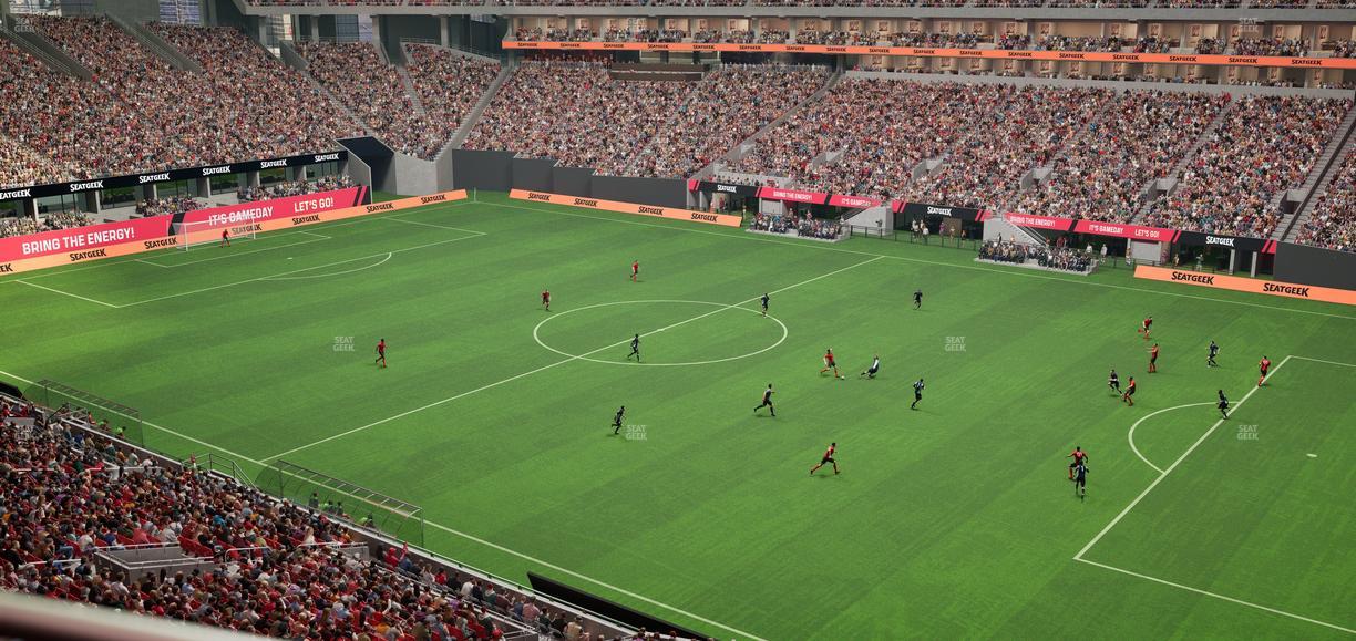 Mercedes-Benz Stadium - Section 232 Seat View