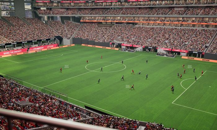 Mercedes-Benz Stadium - Section 232 Seat View