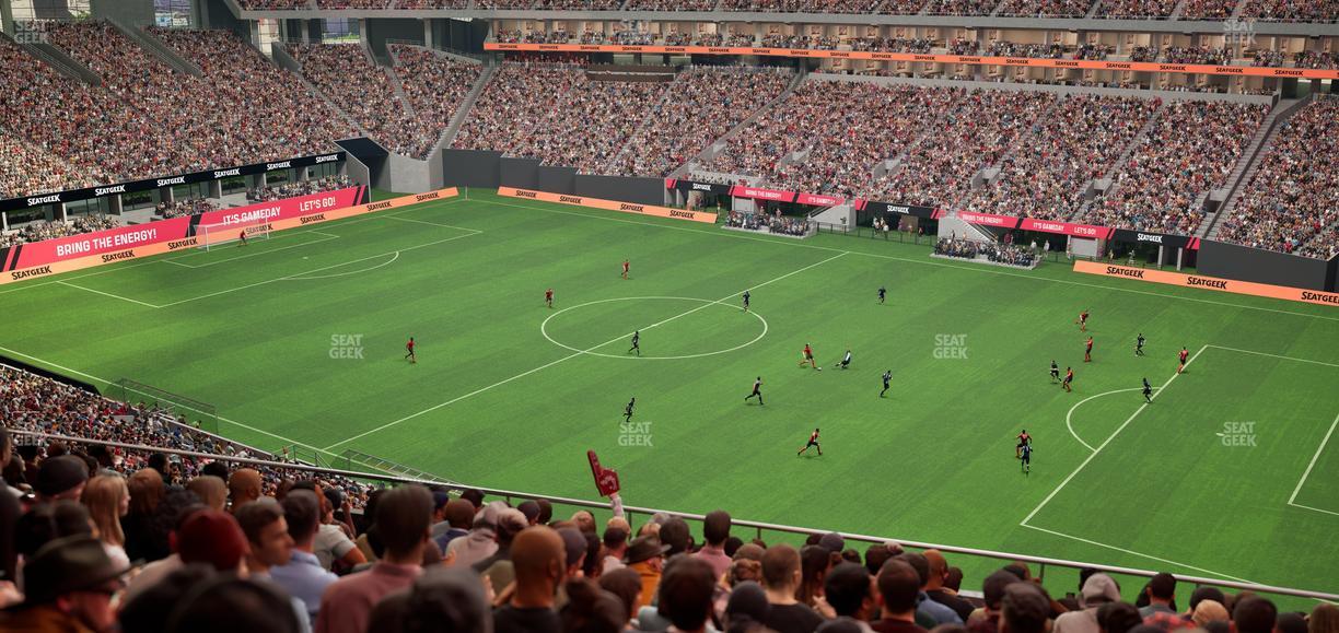 Mercedes-Benz Stadium - Section 232 Seat View