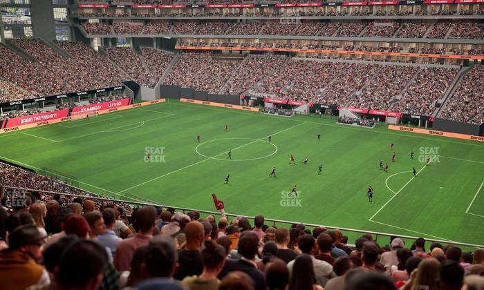 Mercedes-Benz Stadium - Section 232 Seat View