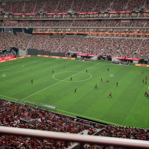 Mercedes-Benz Stadium - Section 233 Seat View