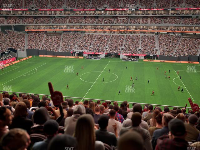 Mercedes-Benz Stadium - Section 235 Seat View