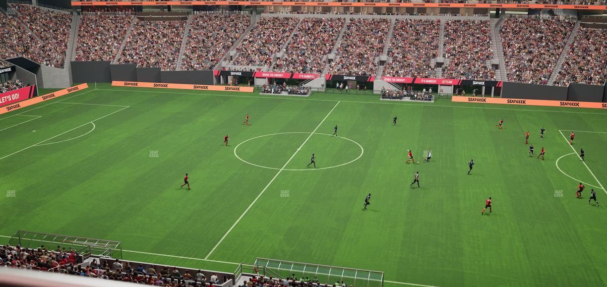 Mercedes-Benz Stadium - Section 235 Seat View