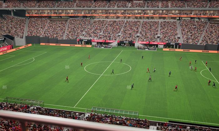 Mercedes-Benz Stadium - Section 235 Seat View