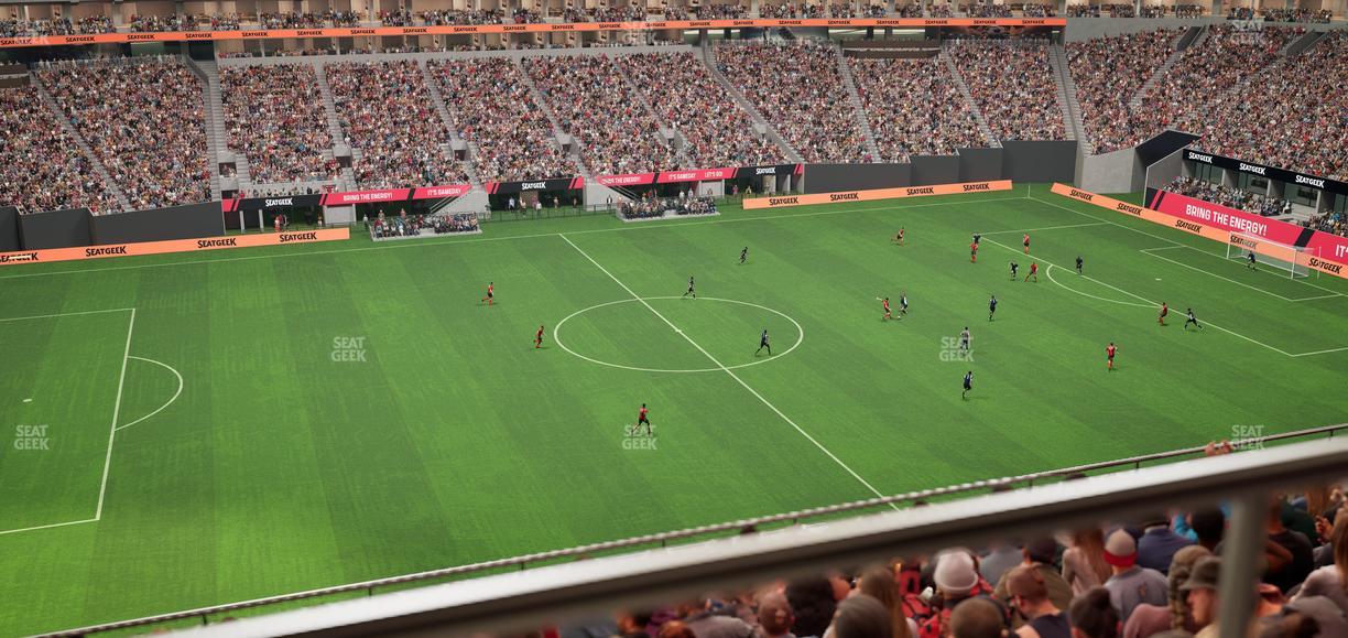 Mercedes-Benz Stadium - Section 240 Seat View