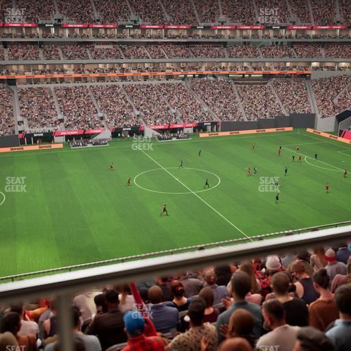 Mercedes-Benz Stadium - Section 240 Seat View