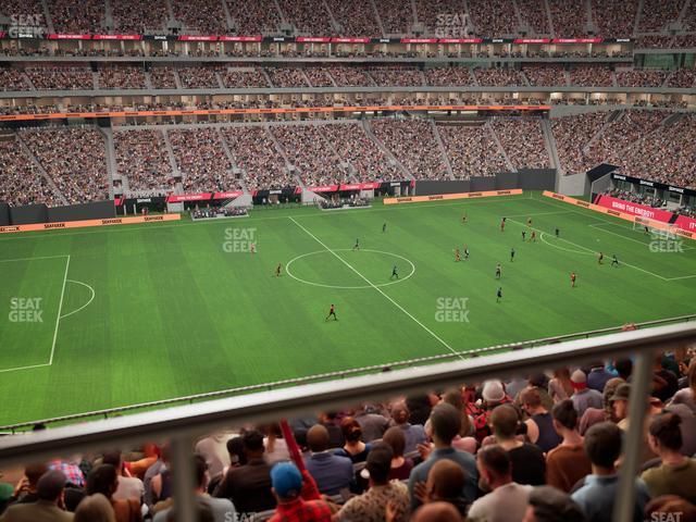 Mercedes-Benz Stadium - Section 240 Seat View