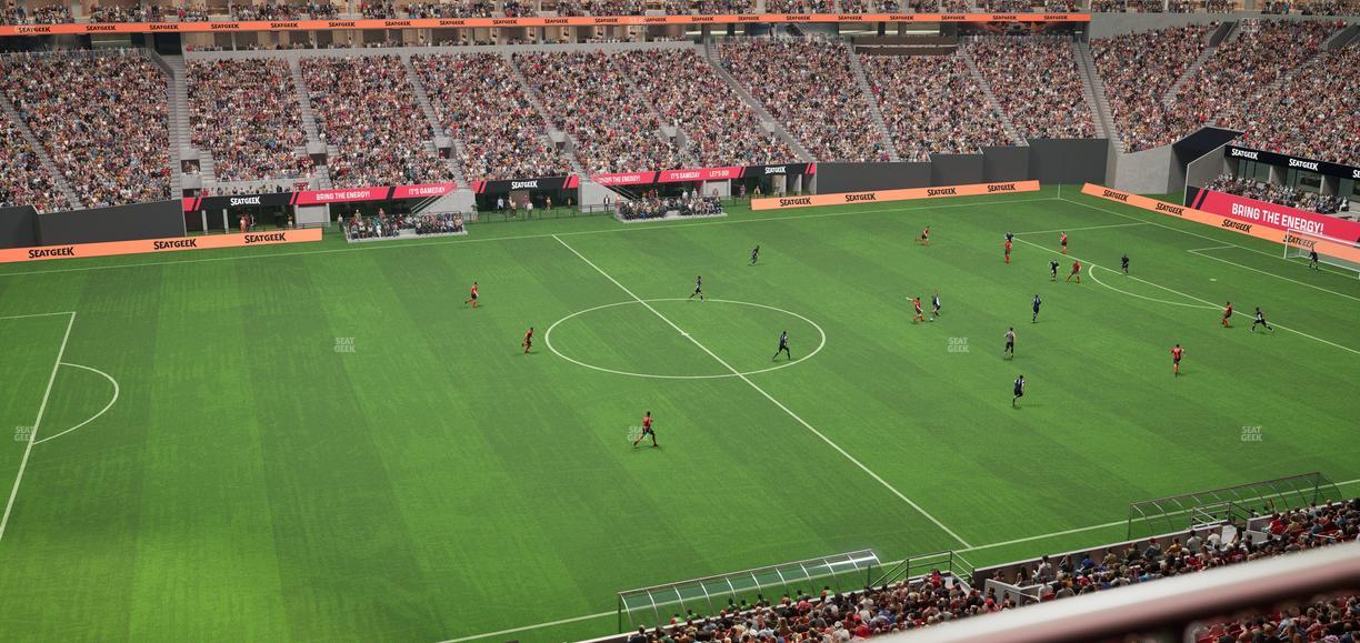 Mercedes-Benz Stadium - Section 240 Seat View