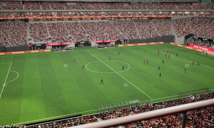 Mercedes-Benz Stadium - Section 240 Seat View