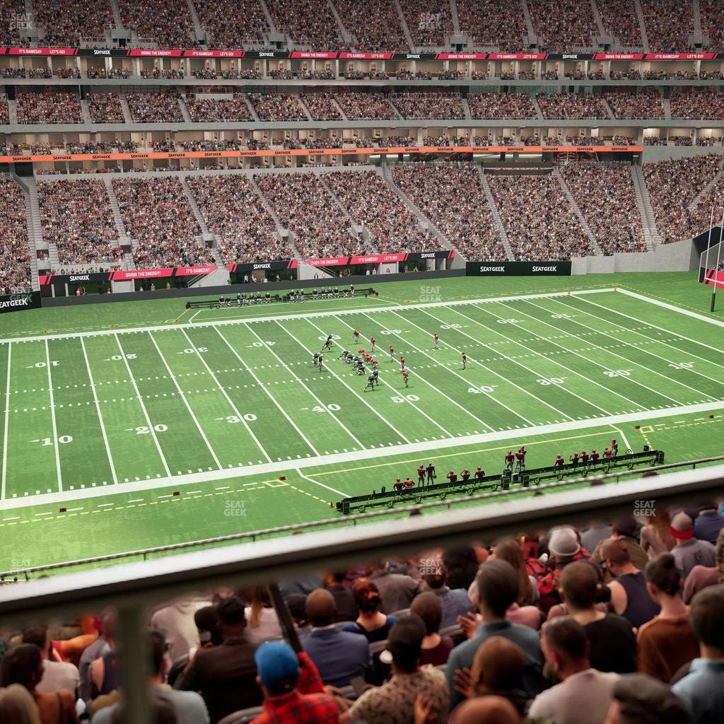 Mercedes-Benz Stadium - Section 240 Seat View