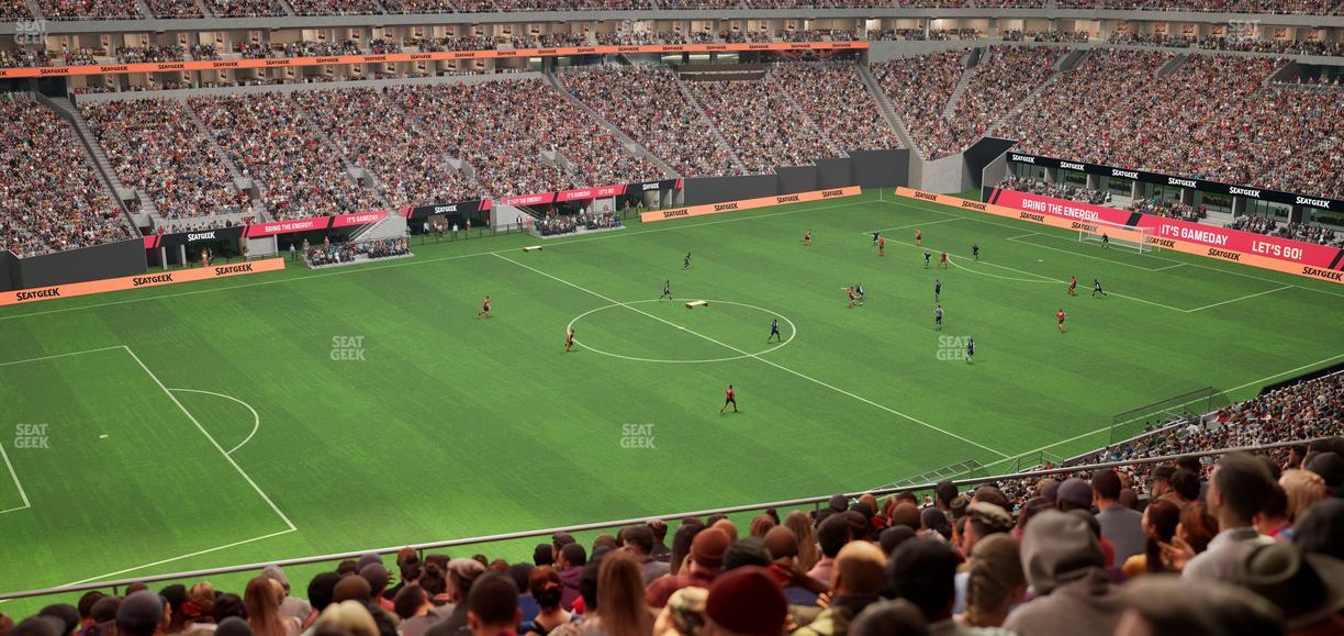 Mercedes-Benz Stadium - Section 242 Seat View