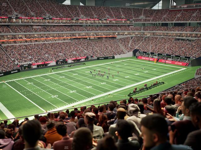 Mercedes-Benz Stadium - Section 243 Seat View