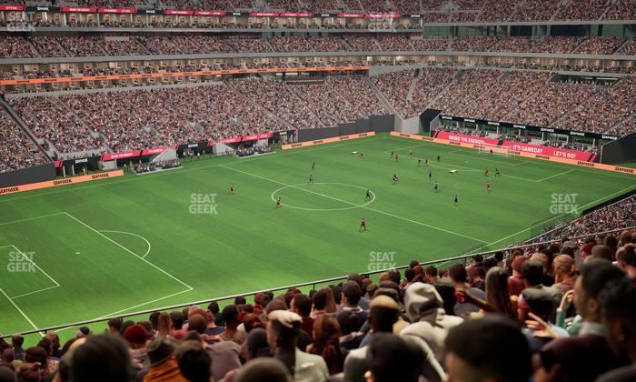 Mercedes-Benz Stadium - Section 243 Seat View