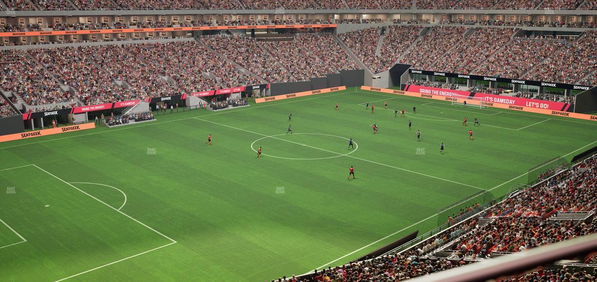 Mercedes-Benz Stadium - Section 243 Seat View