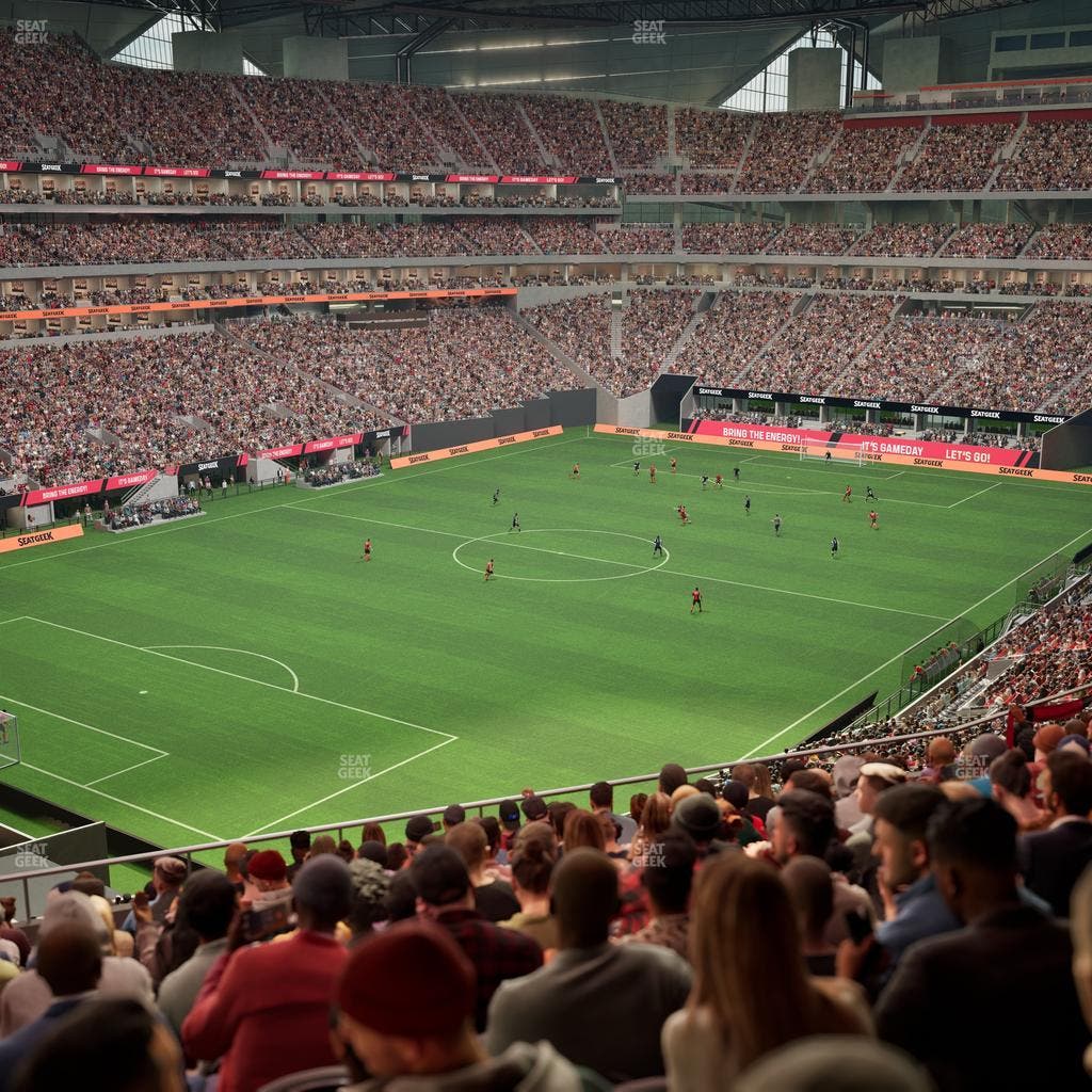 Mercedes-Benz Stadium - Section 245 Seat View