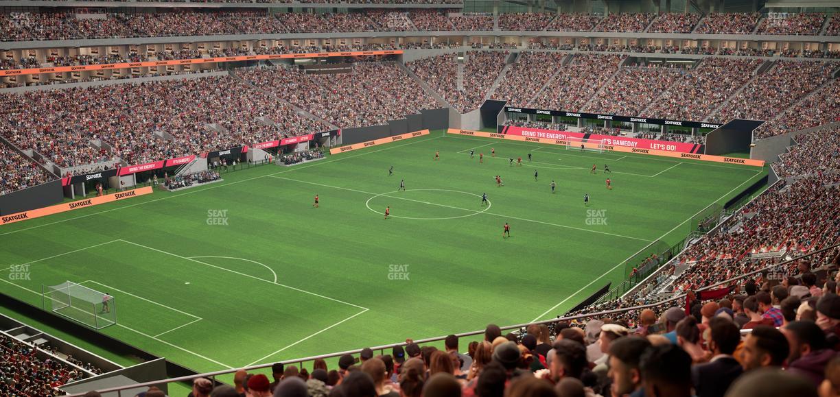 Mercedes-Benz Stadium - Section 245 Seat View