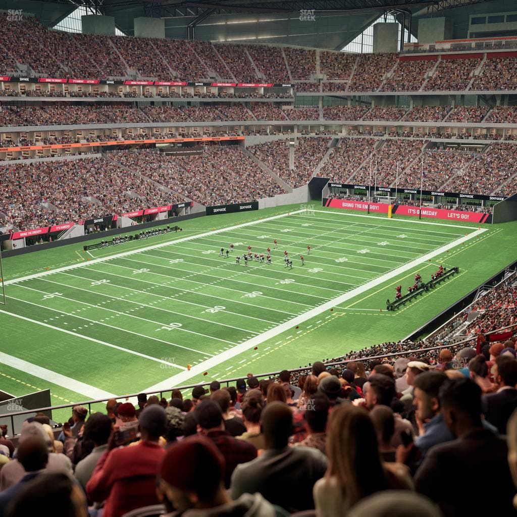 Mercedes-Benz Stadium - Section 245 Seat View