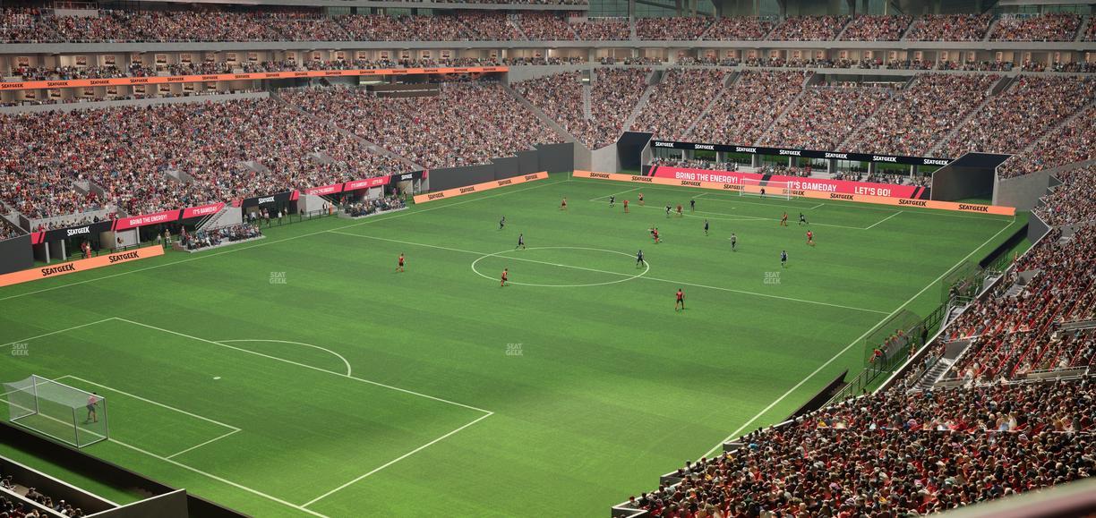 Mercedes-Benz Stadium - Section 245 Seat View