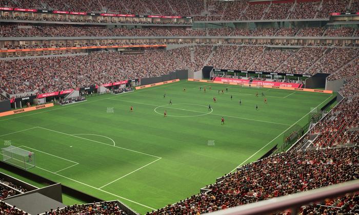 Mercedes-Benz Stadium - Section 245 Seat View