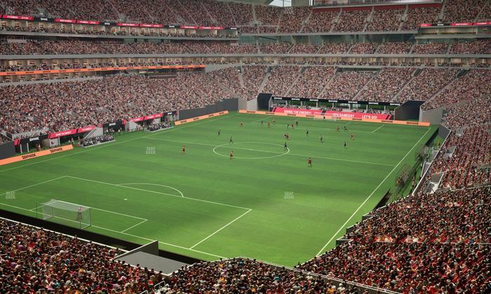 Mercedes-Benz Stadium - Section 246 Seat View