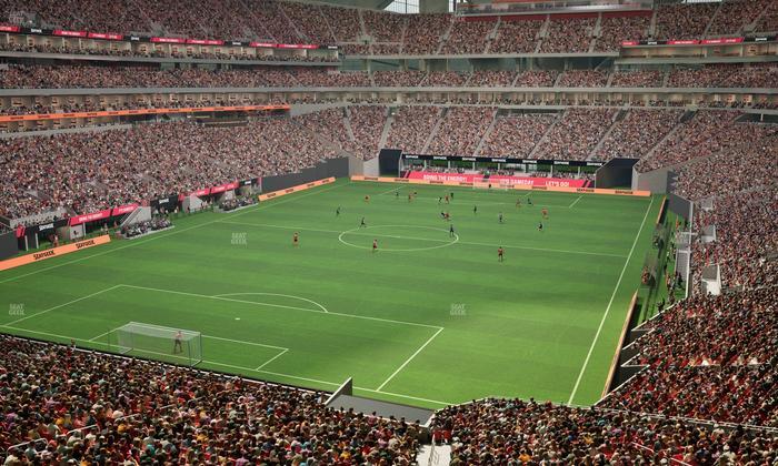 Mercedes-Benz Stadium - Section 247 Seat View