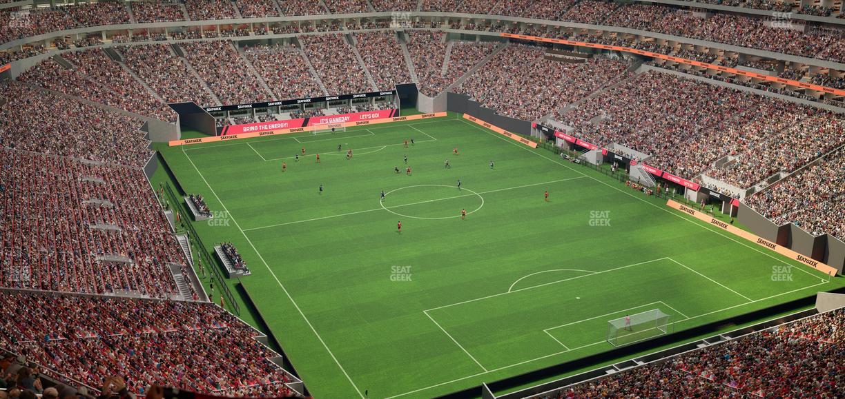 Mercedes-Benz Stadium - Section 301 Seat View