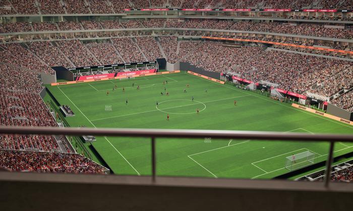 Mercedes-Benz Stadium - Section 302 Seat View