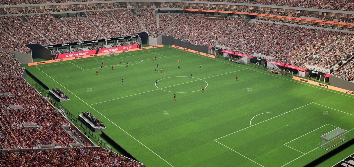 Mercedes-Benz Stadium - Section 304 Seat View