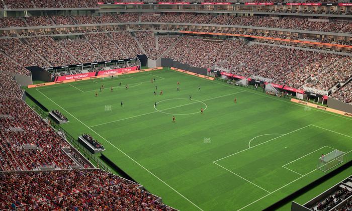 Mercedes-Benz Stadium - Section 304 Seat View