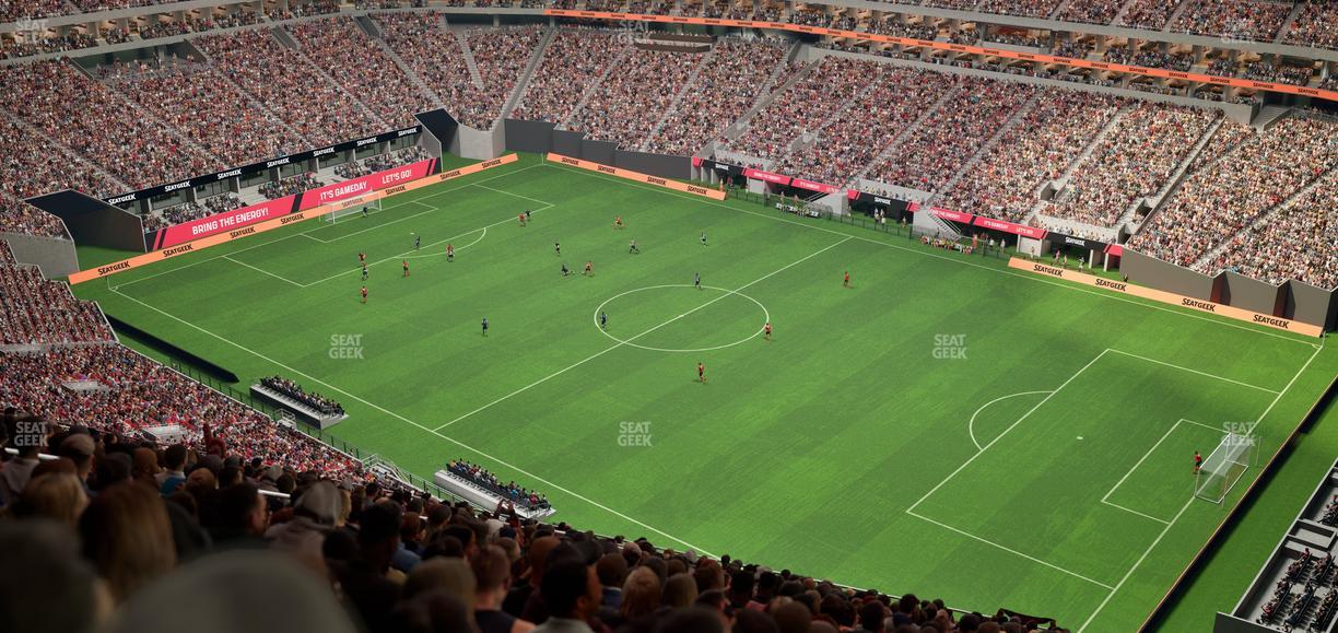 Mercedes-Benz Stadium - Section 306 Seat View