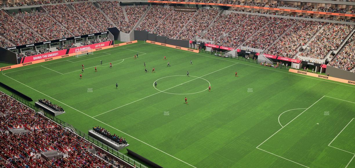 Mercedes-Benz Stadium - Section 306 Seat View