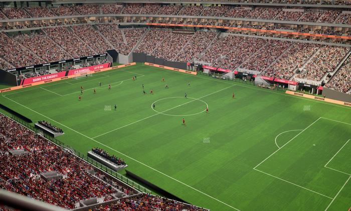 Mercedes-Benz Stadium - Section 306 Seat View