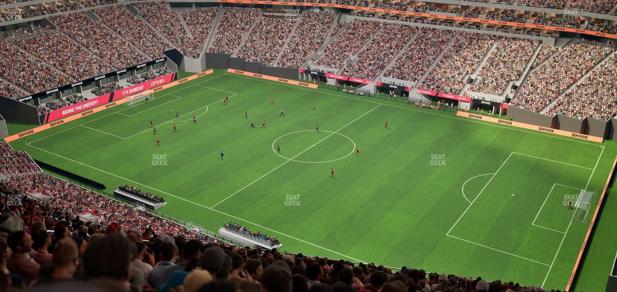 Mercedes-Benz Stadium - Section 307 Seat View