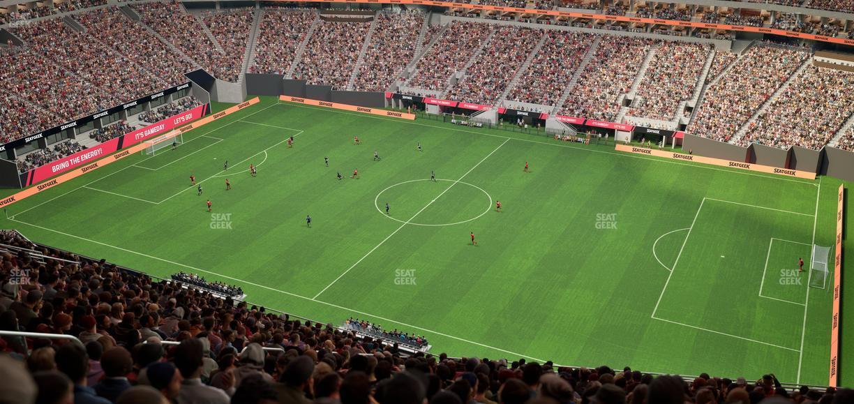 Mercedes-Benz Stadium - Section 308 Seat View