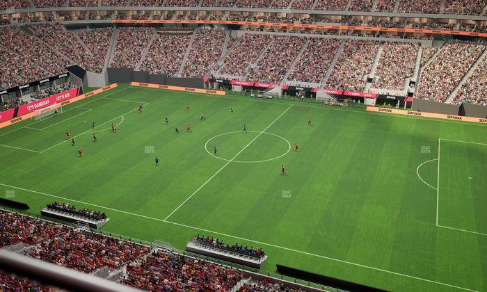 Mercedes-Benz Stadium - Section 309 Seat View