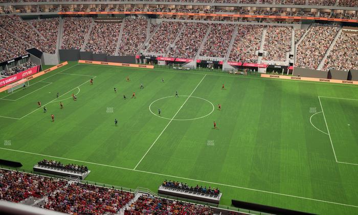 Mercedes-Benz Stadium - Section 310 Seat View