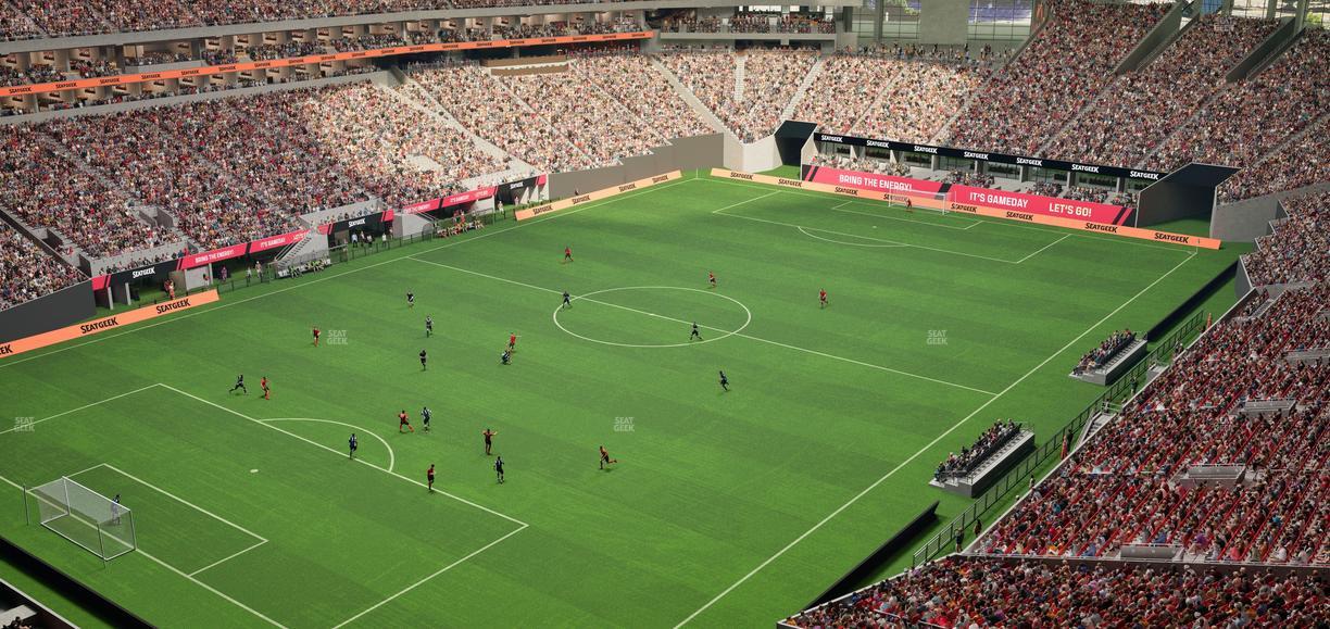 Mercedes-Benz Stadium - Section 319 Seat View