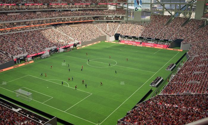 Mercedes-Benz Stadium - Section 320 Seat View