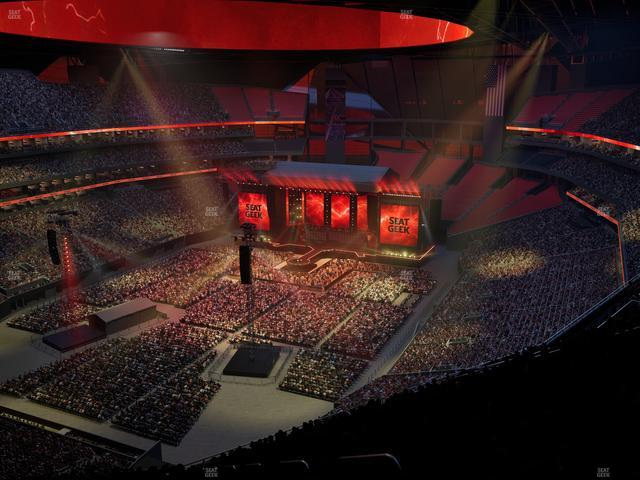 Mercedes-Benz Stadium - Section 321 Seat View